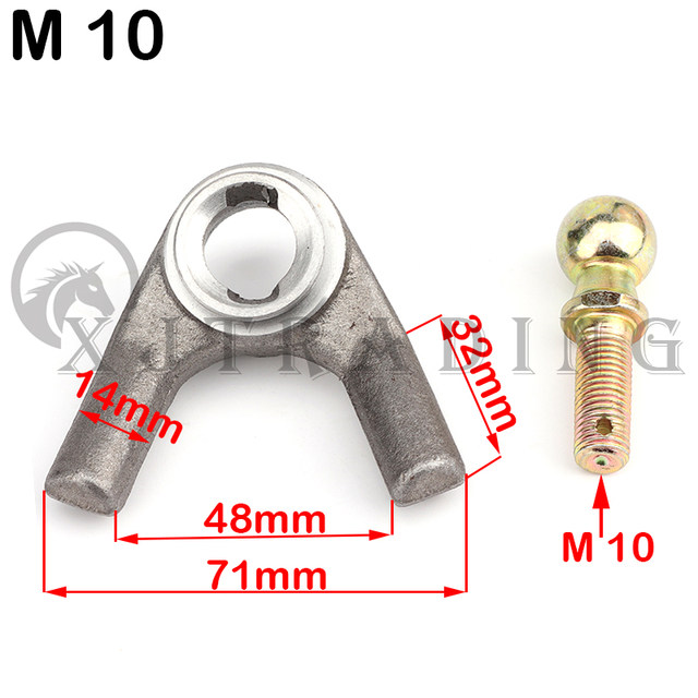 10 Pièces Embouts De Biellette M4 Pour Voiture RC 1/10 TRX4 - Têtes De Rotule Plastique/acier