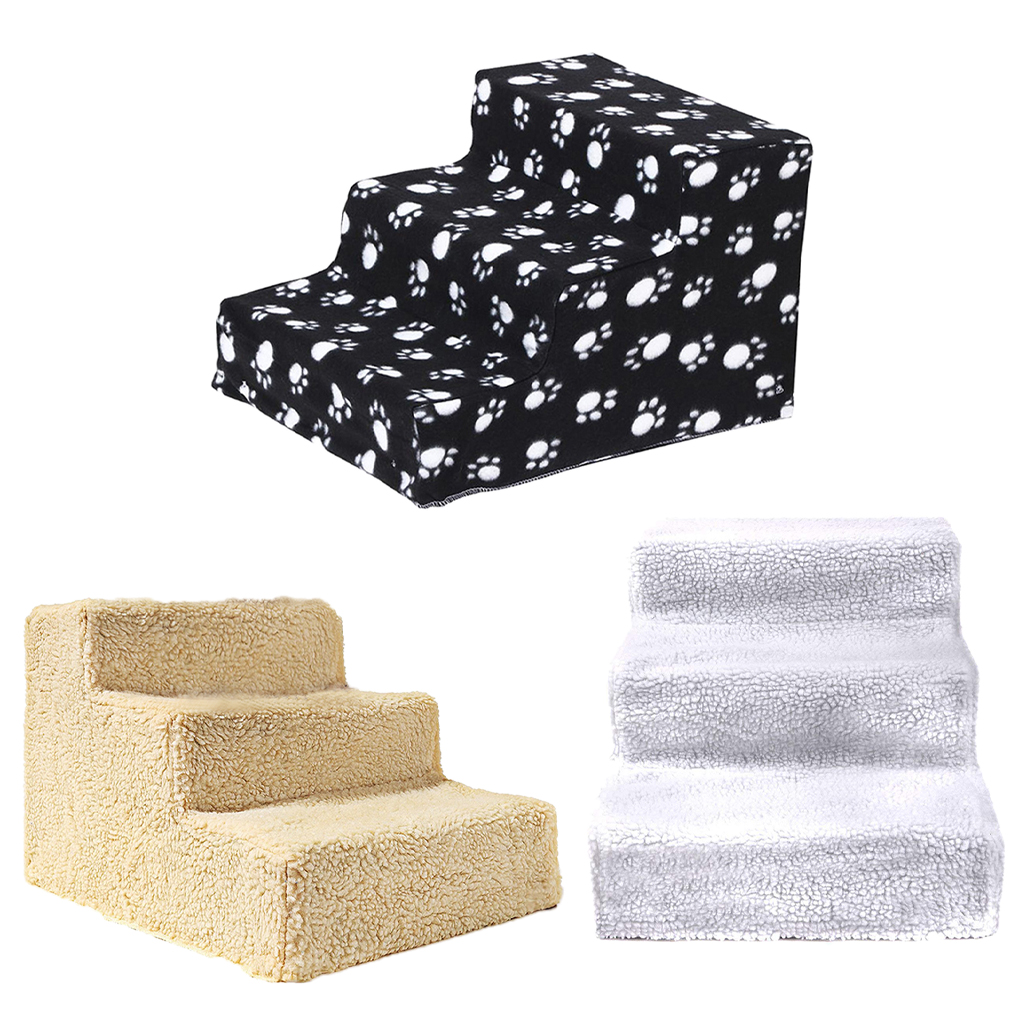 Dog House Dog Stairs Pet  Stairs for Small Dog Cat Pet Ramp Ladder Anti-slip Removable Cats Dogs Bed Stairs Pet Supplies