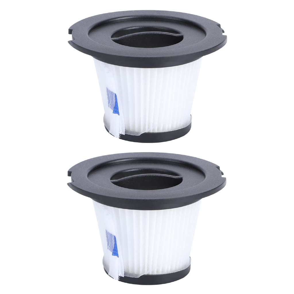 2pcs Filters For Dibea   C17 T1 Vacuum Cleaner Replacement Parts White+Black Home Cleaning Tool Accessories High Quailty