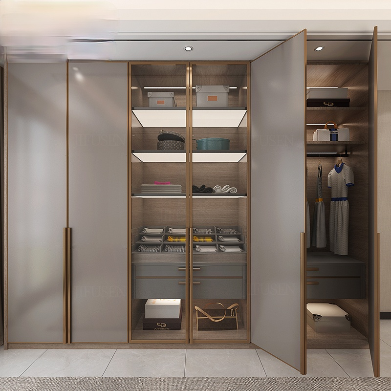 Title 4, Modern light luxury shoe cabinet cloakroom shut...