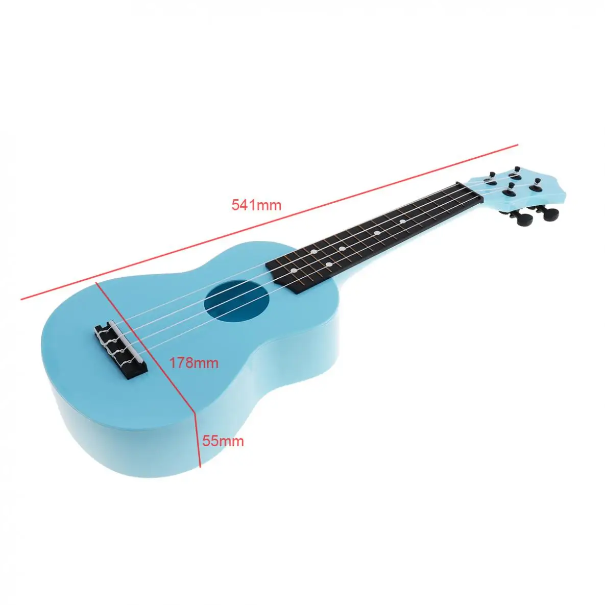 21 visual, ukulele acústico colorido, instrumento para