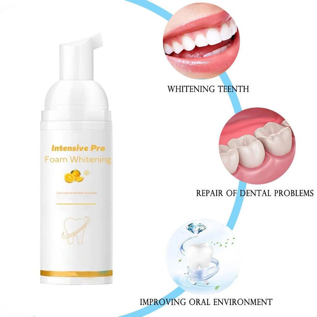 30ml Teeth Tooth Whitening Foam Remove Stains Oral Hygiene Natural Repairings