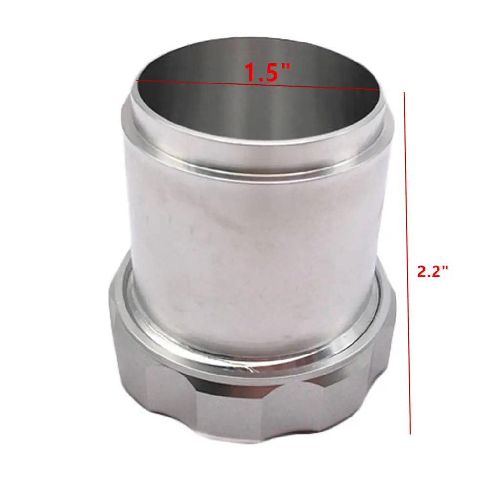 1.5inch OD Aluminium Alloy Weld On Filler Neck With Cap Fuel Oil Tank