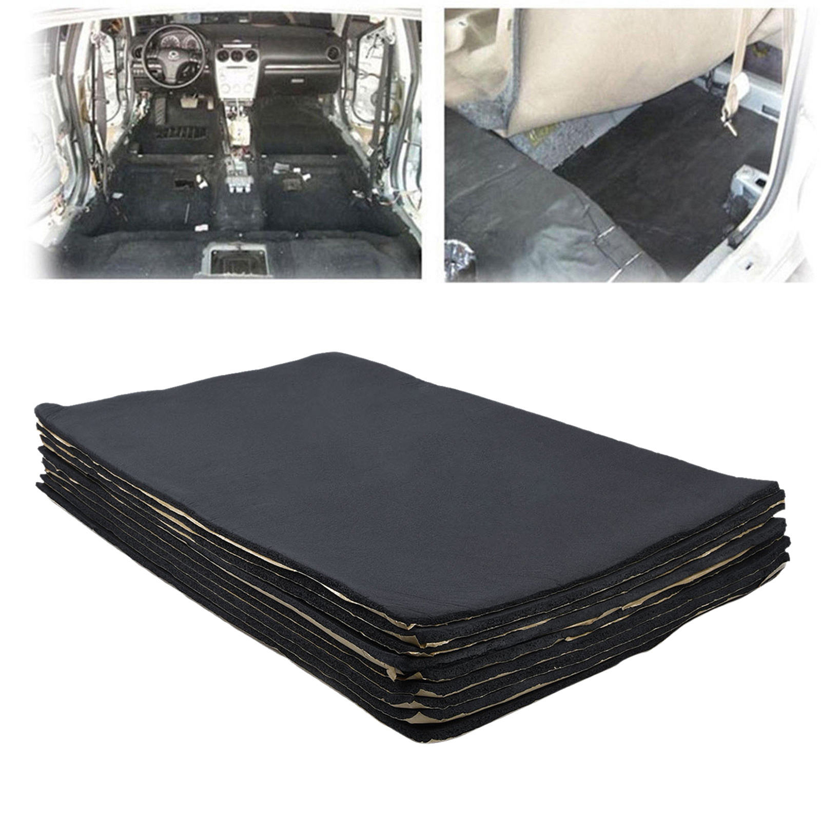 9x Car Sound Deadening Mat Audio Noise Heat Thermal Insulation Material