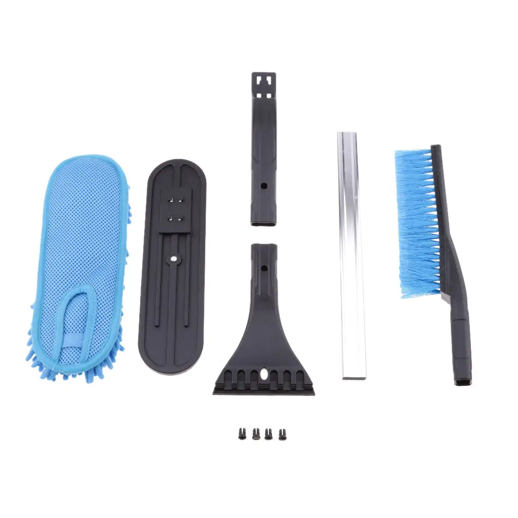 3 in 1 Set Detachable Multifunction Snow Brush with Ice Scraper Garden Car Snows Removing Shovel Tool Removable Windshield