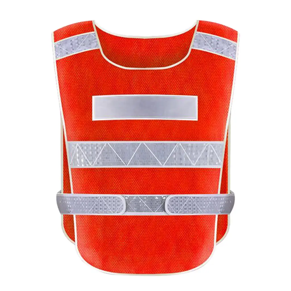 Adjustable Neon Colored Safety Vest Reflective Outdoor Night Driving