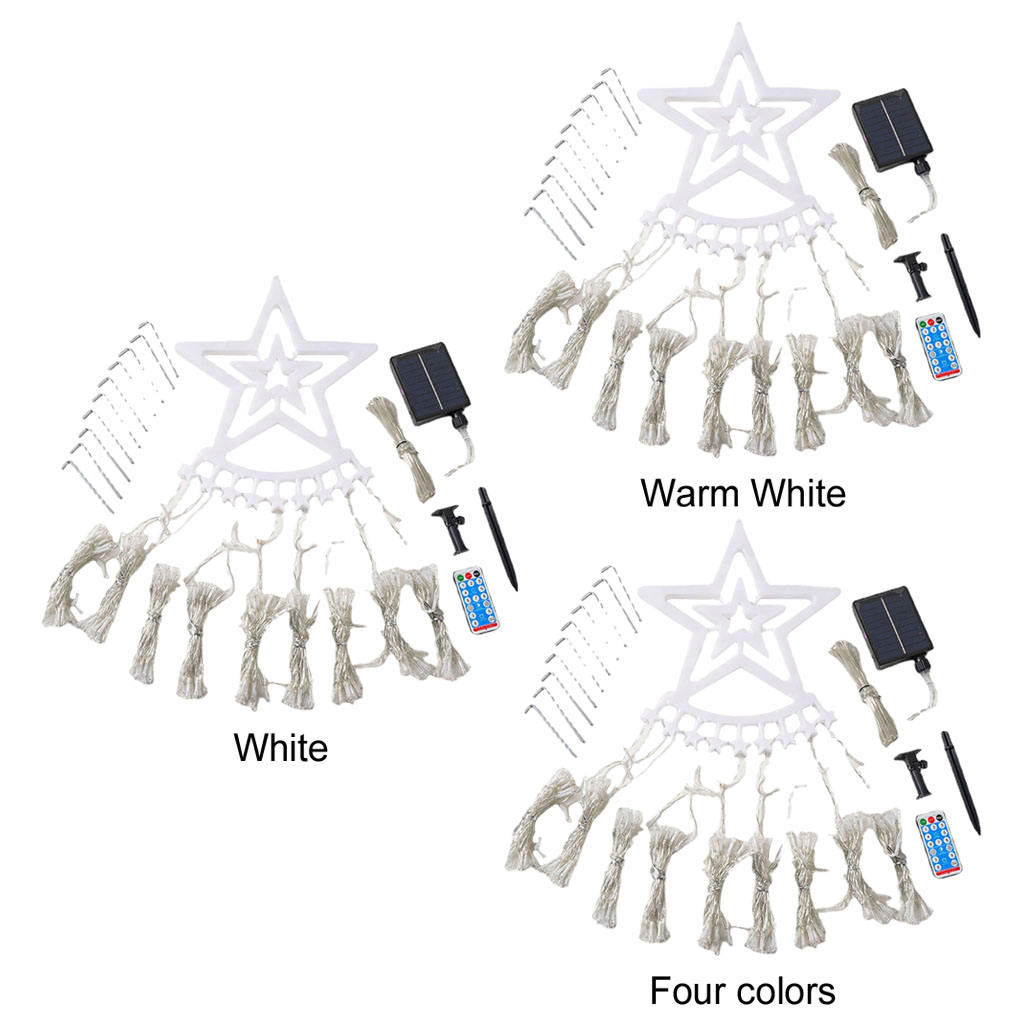 String Lights Balcony Lights Party Supplies Solar Fairy String Lights for Outdoor Party