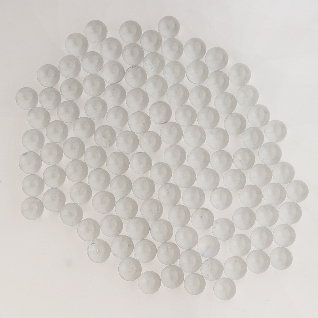 100x 13mm Fun Glass Marbles Balls Run Chinese Checkers Marble Solitaire Toys