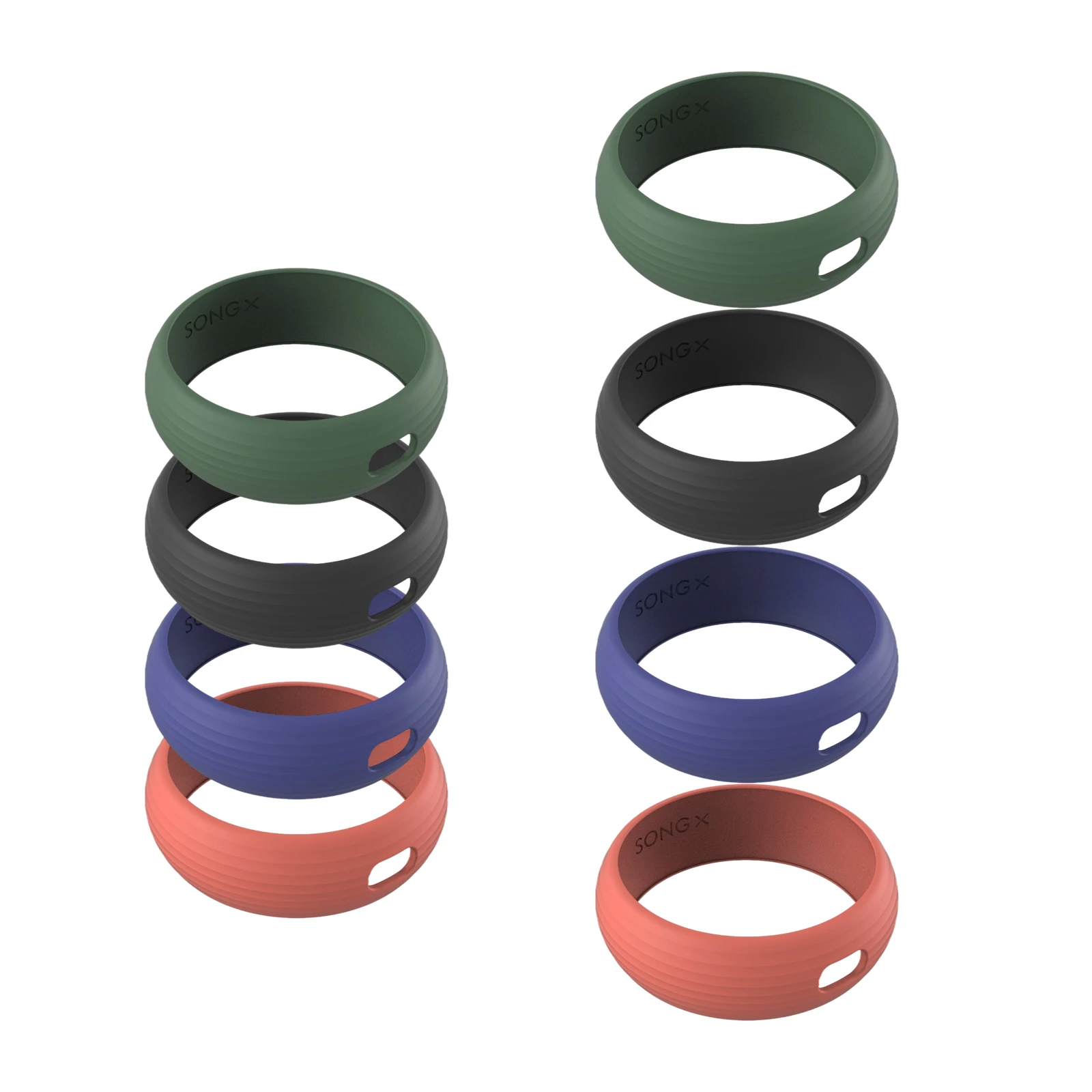 Silicone Case Soft Cover for SONG X Bluetooth Earphone, Shock Absorbing, Portable, Anti-Scratch, Scratch Resistant