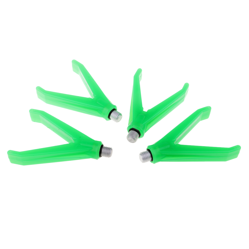 4pcs Fishing Rod Holder Butt Rest Head for Rod /Bank Sticks/Buzz Bars,