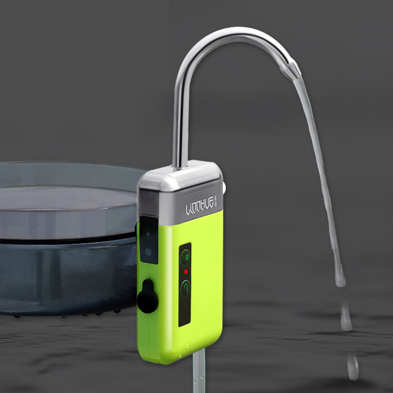 Portable Battery-Operated Air Pump with Air Stones and Silicone Tubing for Aquarium/Outdoor Fishing