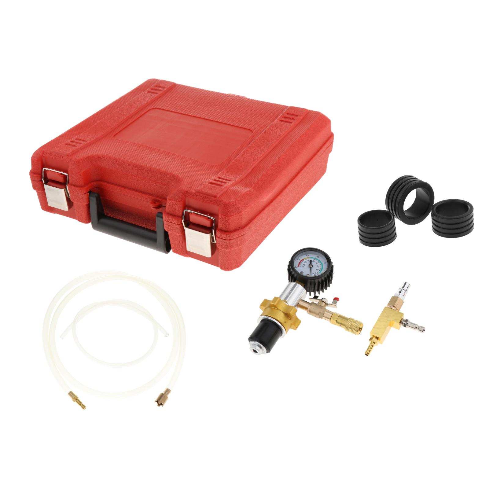 Engine Vacuum Cooling System Radiator Coolant Refill Purge Tool Gauge Kit, Easy to Operate Car Repair Tools