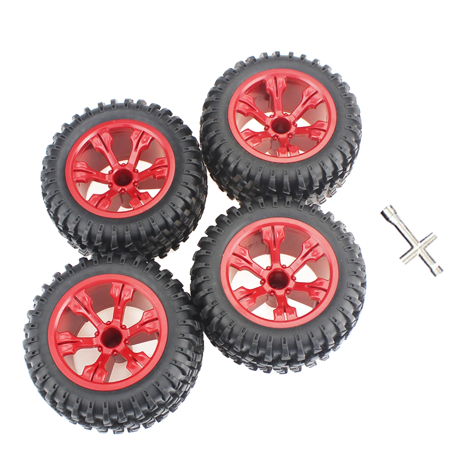 110mm Dia. Tyres Replacement for Wltoys 12428 12428-A 12428- 1/12 Scale RC Cars
