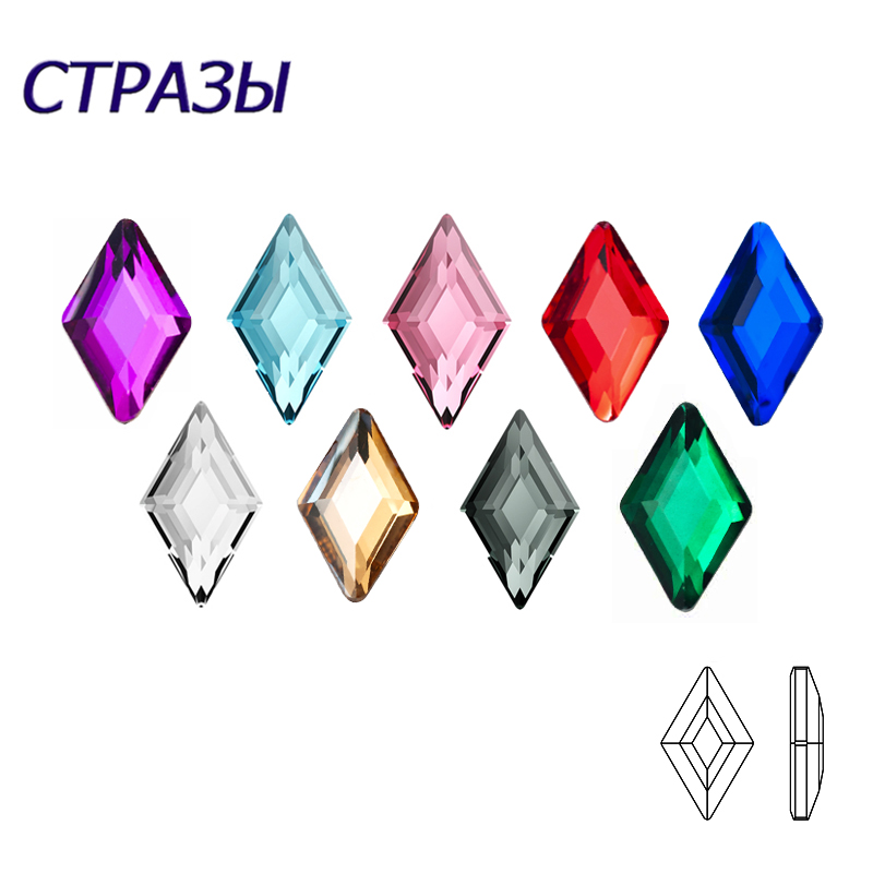 Best of Rhombus 3x5mm 20PCS New Nail Art Rhinestones Korean Fashion 3D Flatback Colorful Crystal Stones For DIY Nail Parts Decoration Reviews & Tips