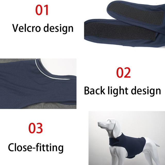 Pet Coat Anti Anxiety Dog Puppy Vest Jacket Shirt Stress Relief Calming Wrap Soft Comfortable Clothes Clothing Soothing NEW 15