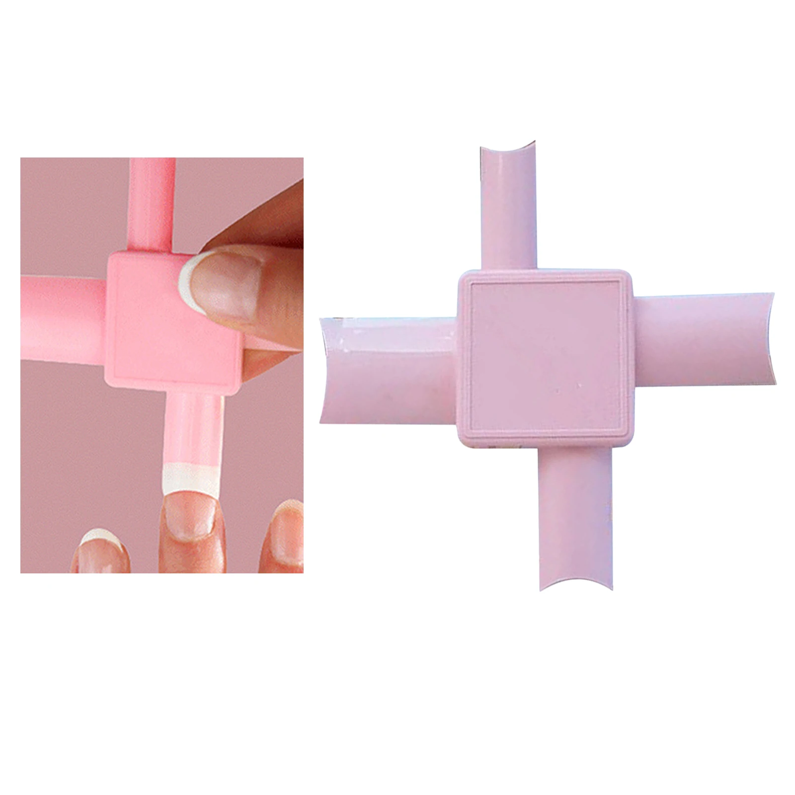 Easy French Nail Applicator  Line Edge Trimmer Guide Printing Multiple Sized French Tip Fingers Manicure Nail Art Tool