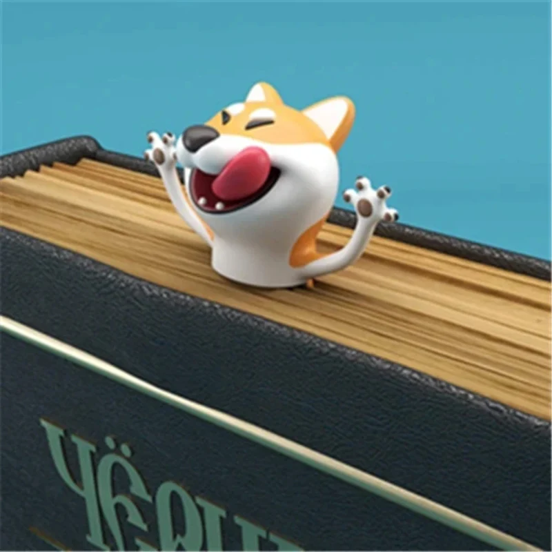 Wacky Bookmark For Books More Fun Reading 3D Cartoon Cute Animal Wacky Bookmarks Kawaii Cat Stationery Marcapaginas Marque Page