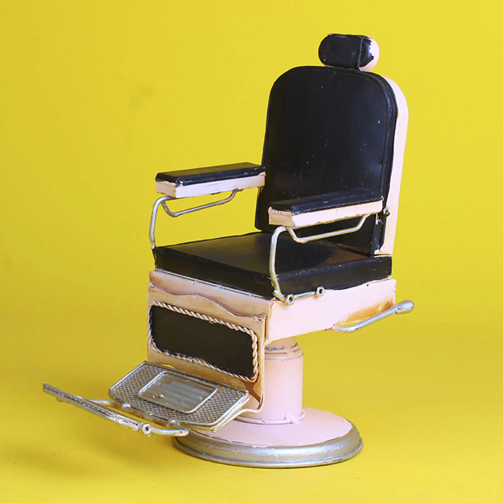 Barber Shop Chair Retro Collectible Creative Handmade American Vintage Decor Miniature Model Toy Model Decorations for Home Gift