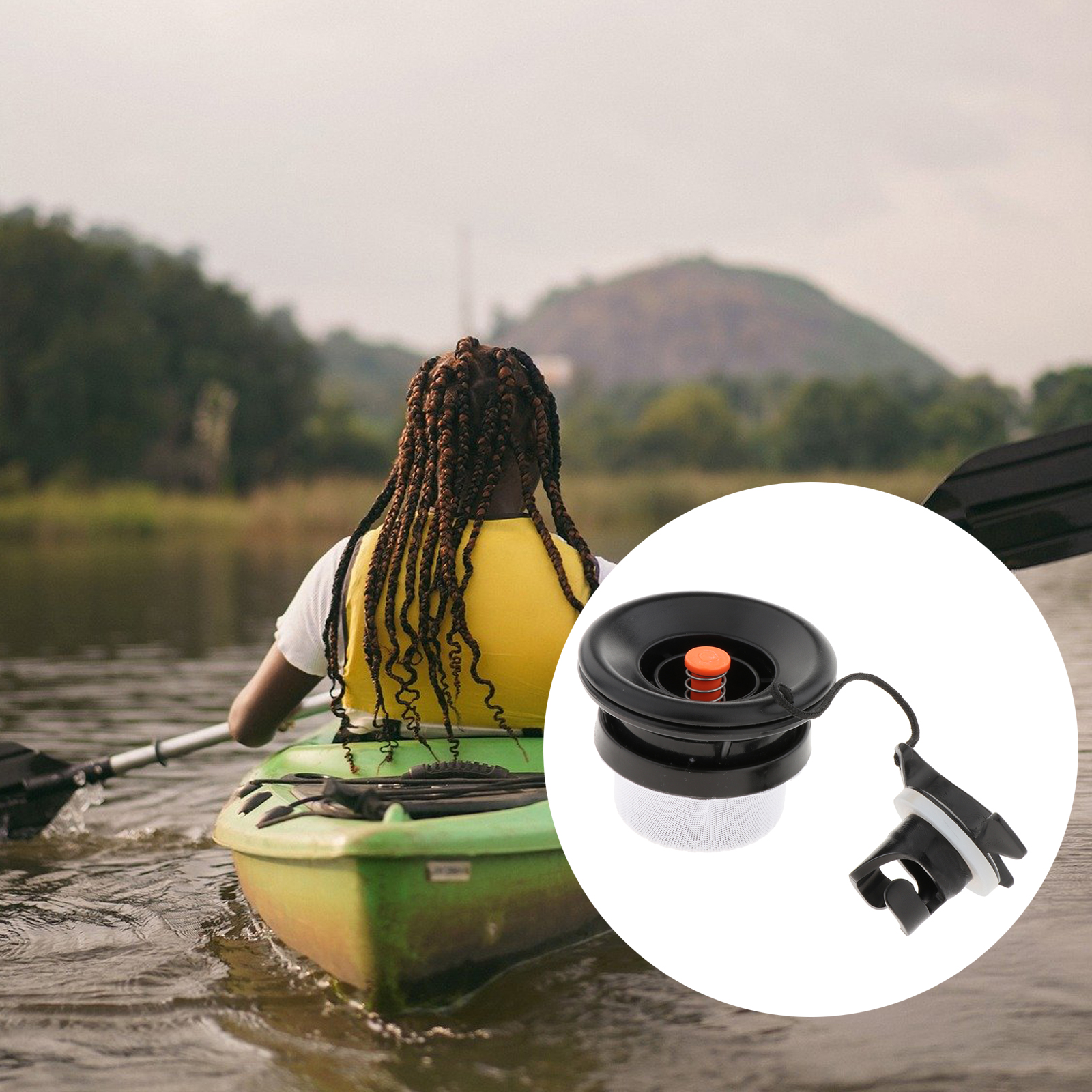 6 Holes Kayak Air Valve Inflatable Boats Board Surfboard Valves Inflatable Kayak Canoe Pump Air Valves Adaptor for Boats Airbed