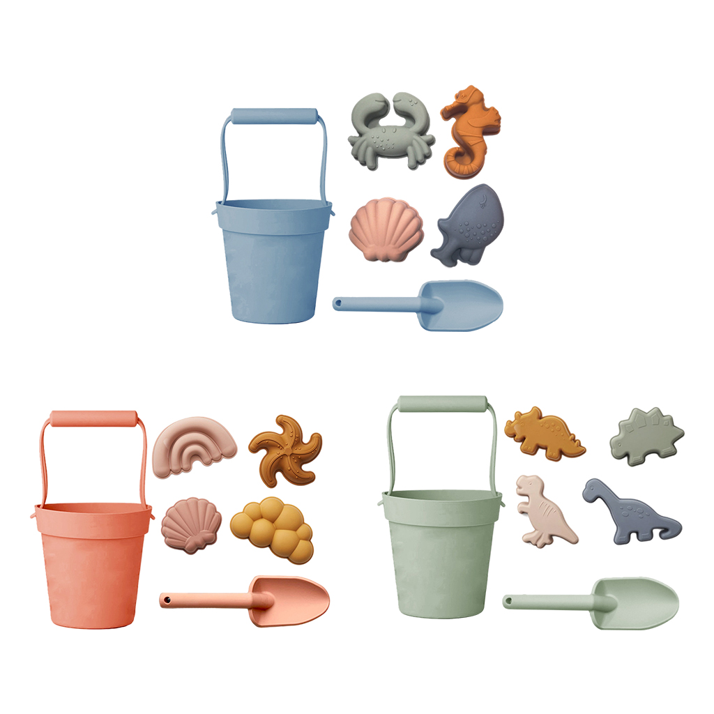 Set of 6 Beach Game Toy, Sandpit Digging Sand Tools, Toddler Summer Sand Toys, Indoor Outdoor