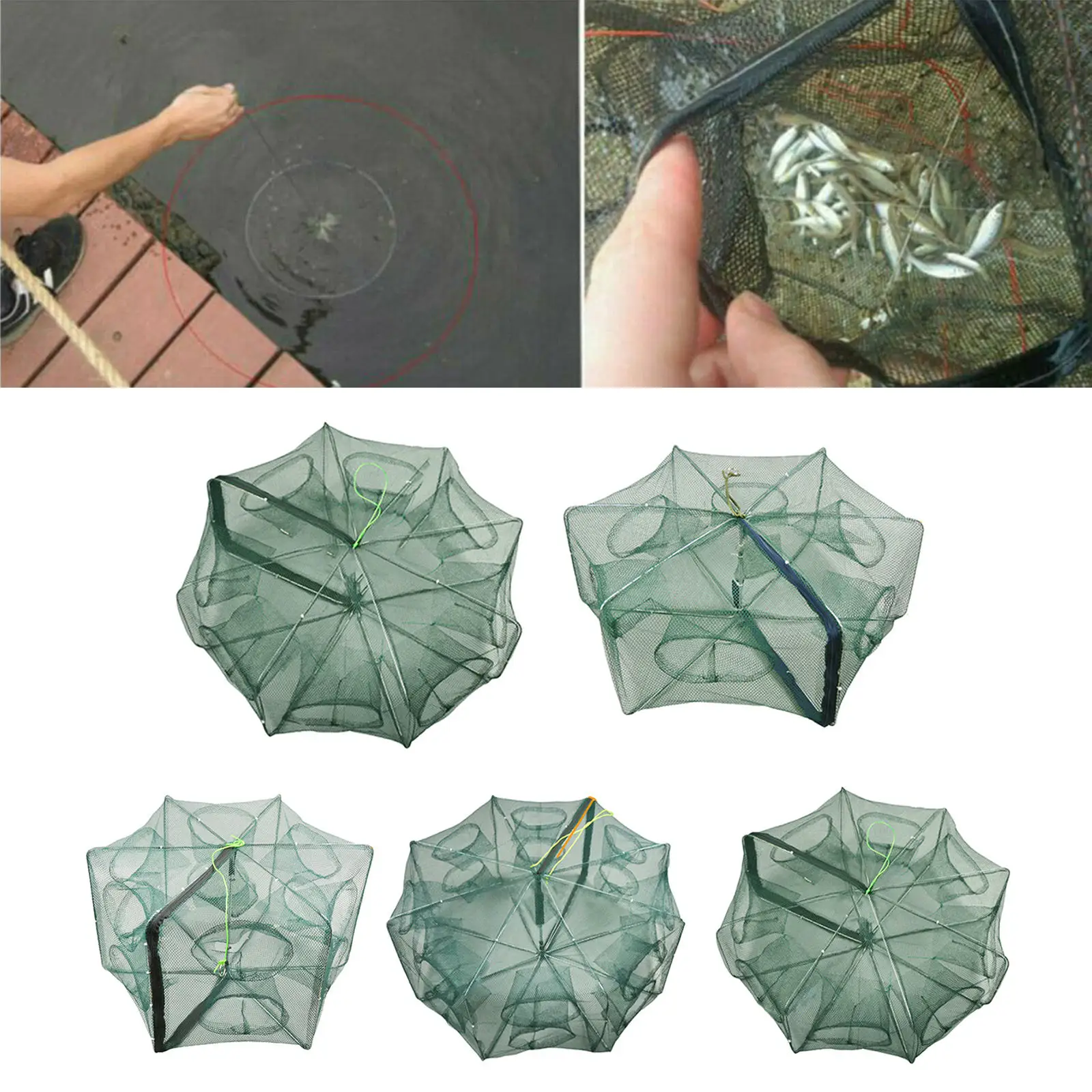 Fishing Bucket Available Automatic Net Trap for bing Line bing Kit Crayfish