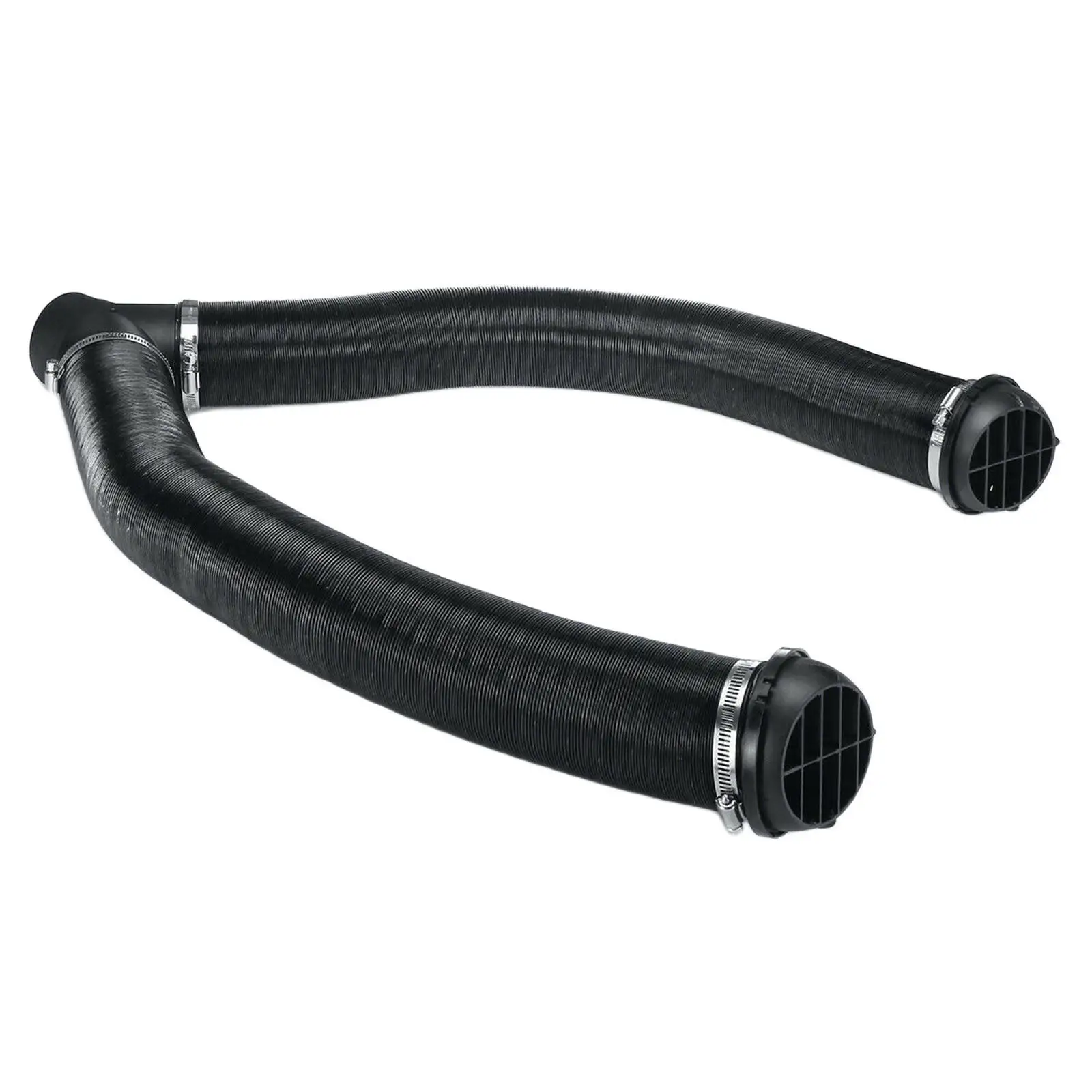75mm Car Heater Pipe Duct + Car Heater Air Outlet+ Ducting Y Branch + Hose Clip for Parking Heater Replacement