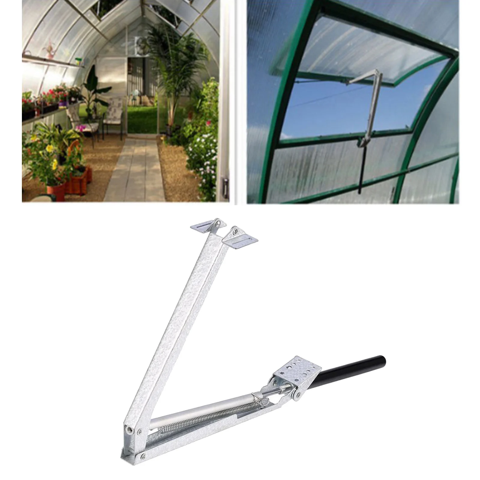 Automatic greenhouse window opener Simple spring adjustable auto vent