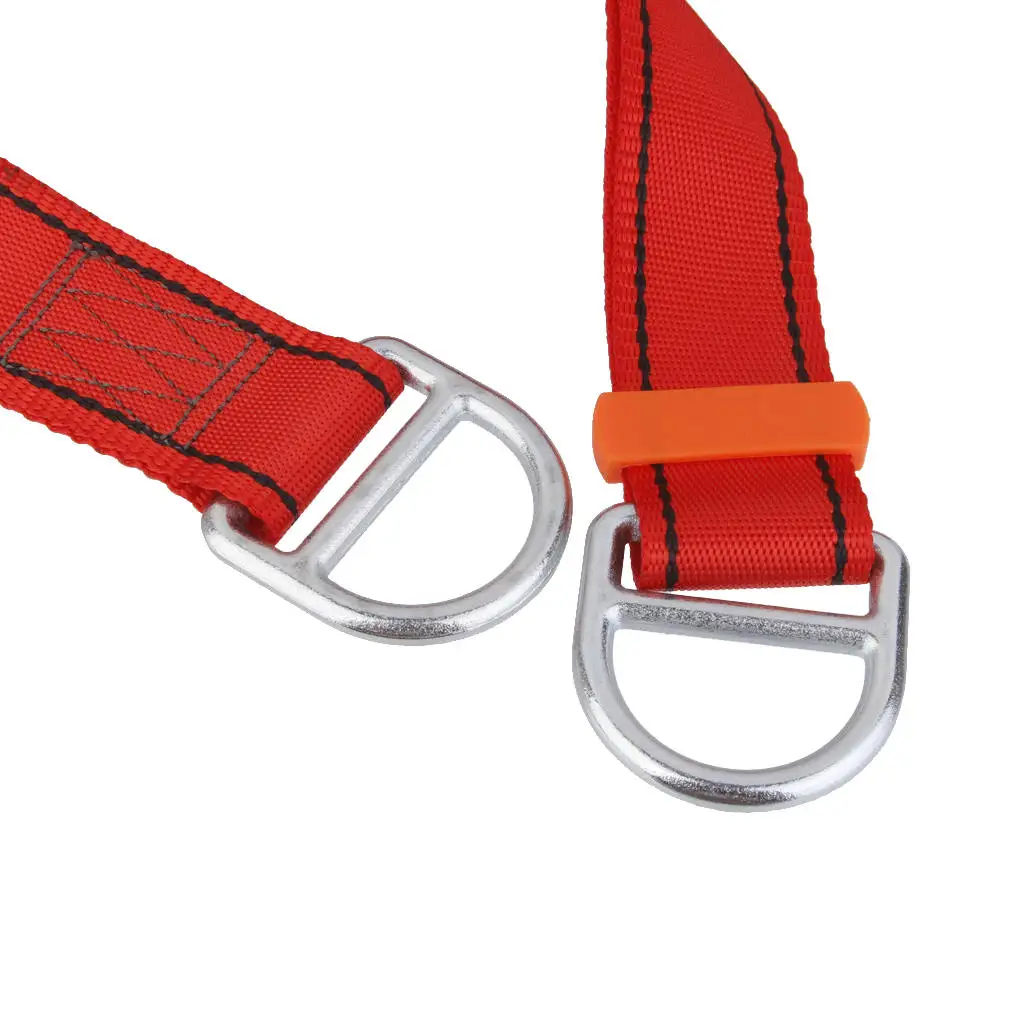 2.5 Meters Adjustable Rock Climbing Mountaineering Sling Strap - Red 22KN