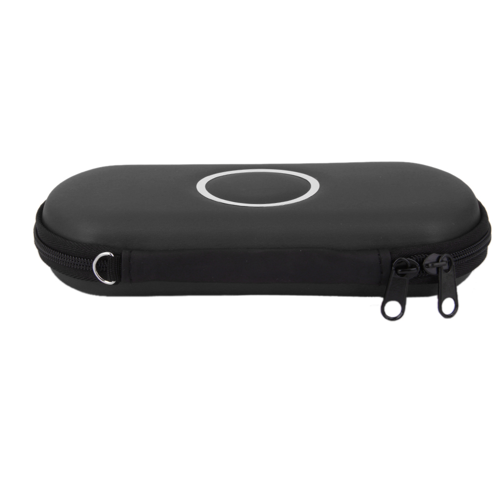 Game Carry Case W/Carabiner & USB Charging Cable for  PSP 1000/2000/3000