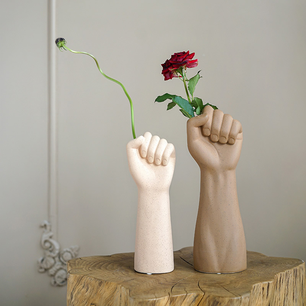 Modern Ceramics Dry Flower Vase Art Home Kitchen Decor Housewarming Gifts