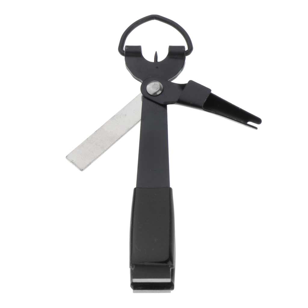Portable 4 in 1 Fast Knot Cutter Pliers Durable Line Nail Clipper Cutting Tool