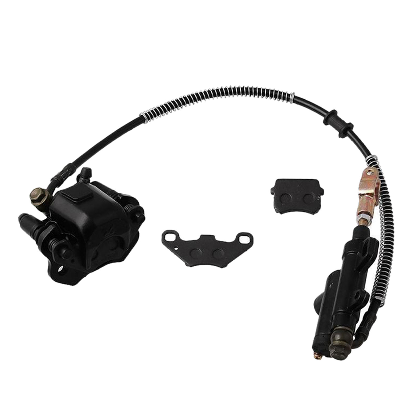 Rear Brake Master Cylinder Caliper Assembly for Taotao Boulder B1 ATV 50cc-125cc Black