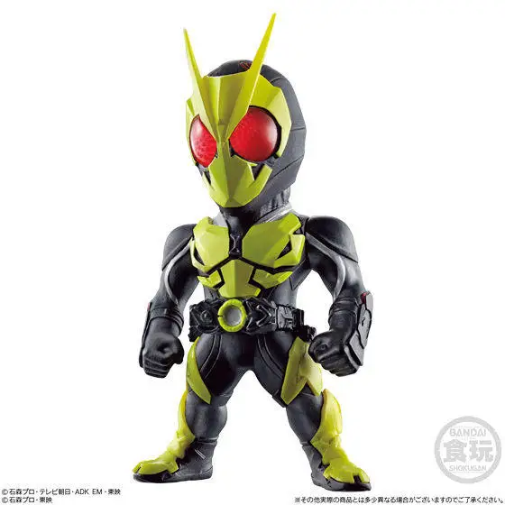 Bandai Genuine Gacha Anime Kamen Rider CONVERGE 16 Zero-one Zangetsu Vulcan  RiderMen Grease Decade Action Figure Model Toys