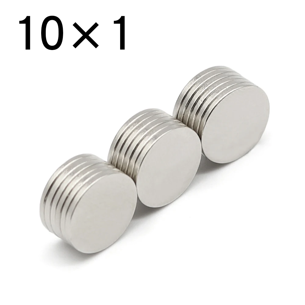 10mm x 3mm Very Strong NdFeb Rare Earth Neodymium Disc Round Magnets N35 