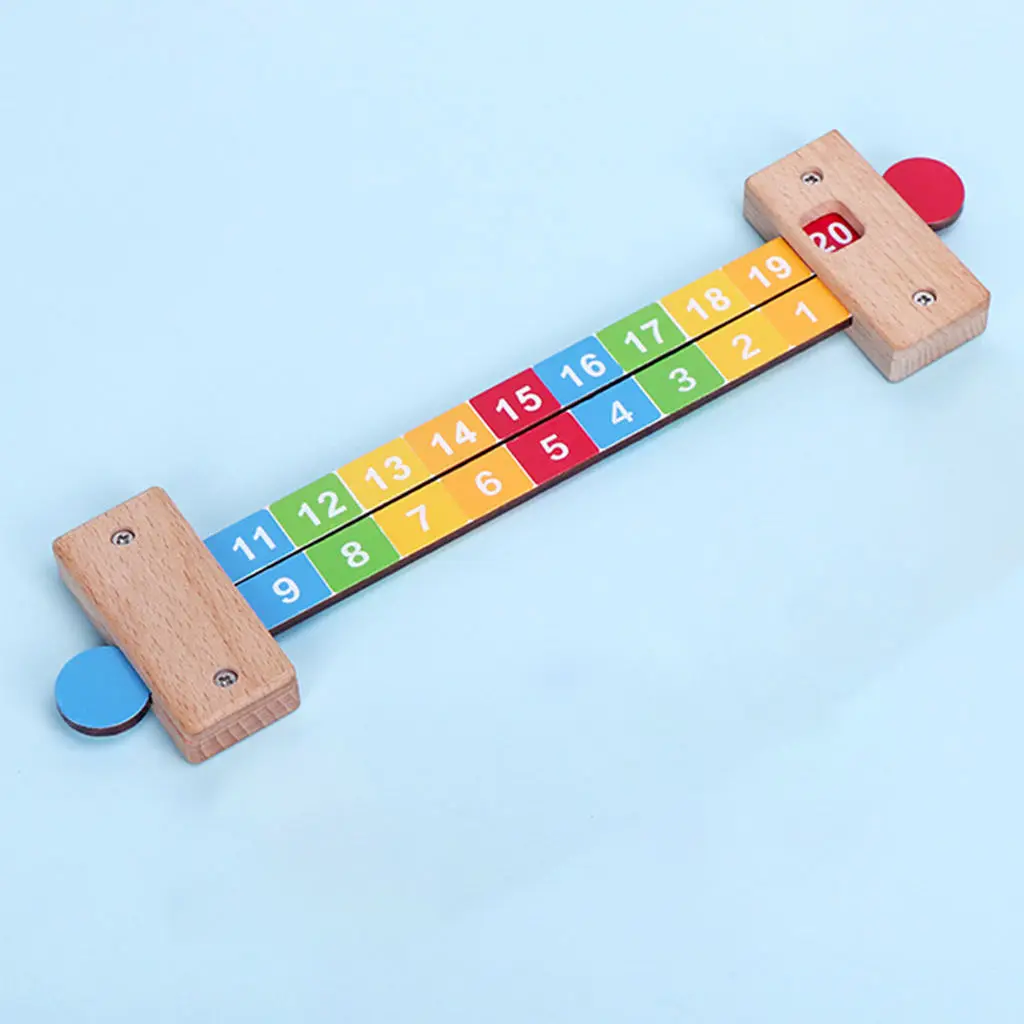 Children Mathematics Skills Slide Ruler Preschool Early Education Toy