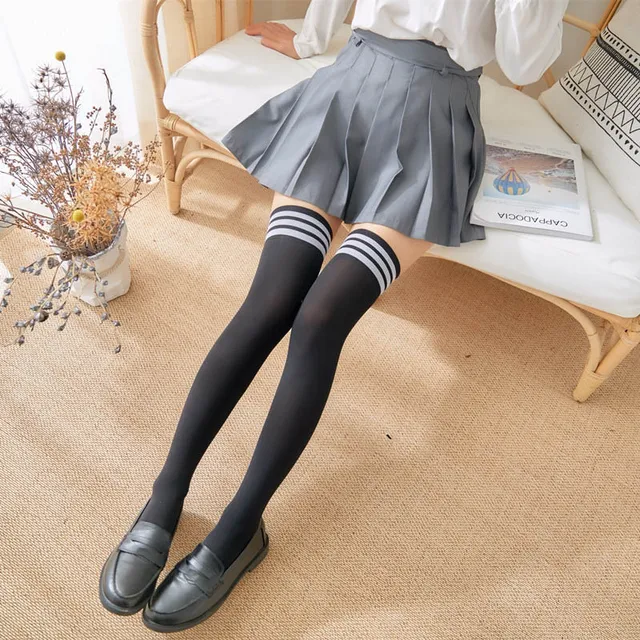 Moon Silk Stockings Cosplay Costumes Sexy Fishnet Tiktok Tights For Anime  Fans Black And White Lolita Socks Y1119 From Musuo01, $4.71
