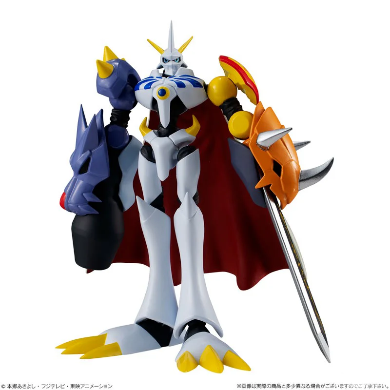 Bandai Digimon Figure SHODO Digimon 3 Model Omegamon Lilimon and Zudomon