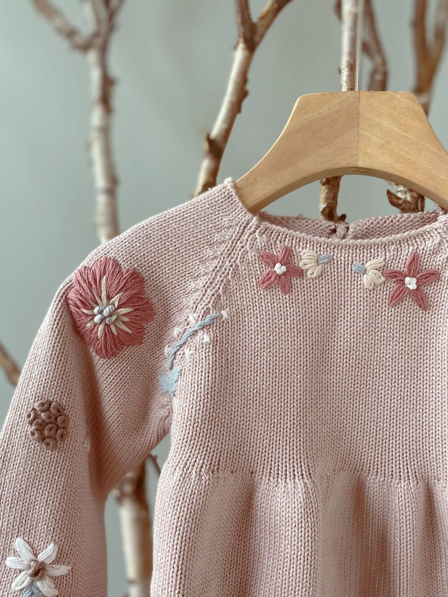 Baby Bodysuits cheap Baby Clothes Girl Romper Shirley Bredal Brand New Autumn Cardigan Embroidery Cotton Soft Sweater Newborn One Piece Jumpsuit Warm Baby Bodysuits 