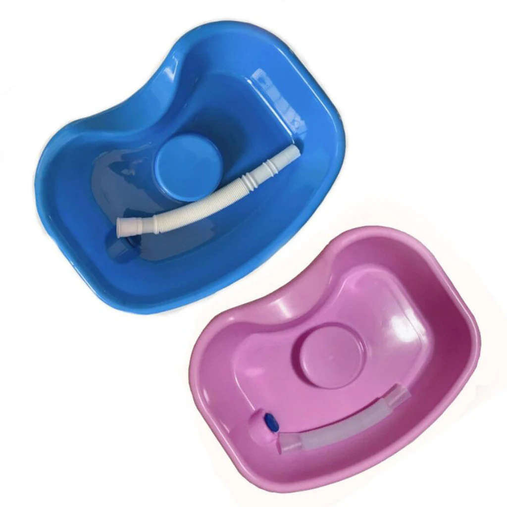 Neck Rest Bed Shampoo Basin Hair Washing Tub Tray for Kids Disabled Elderly