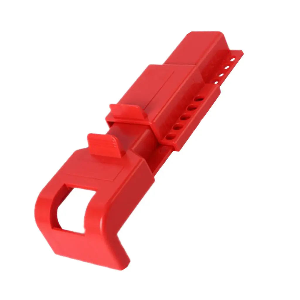 Polypropylene PP Butterly Valve Safety Valve Lockout Device, Red, 8-45mm