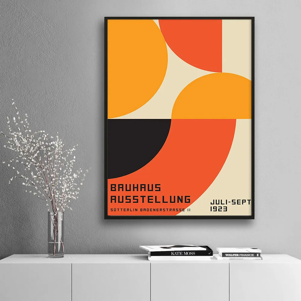 Minimalist Bauhaus Abstract Geometric Lines Nordic Modern Wall Art Canvas Painting Posters and Prints Pictures Living Room Decor