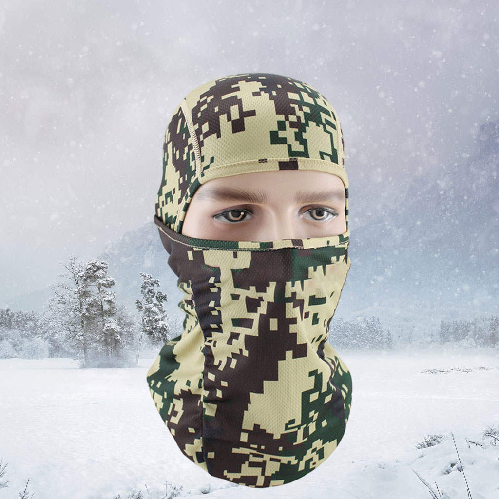 Full Face Mask Hat Neck Hood Windproof Helmet for Ski Fishing Cycling Sports Hiking Running Motorcycle