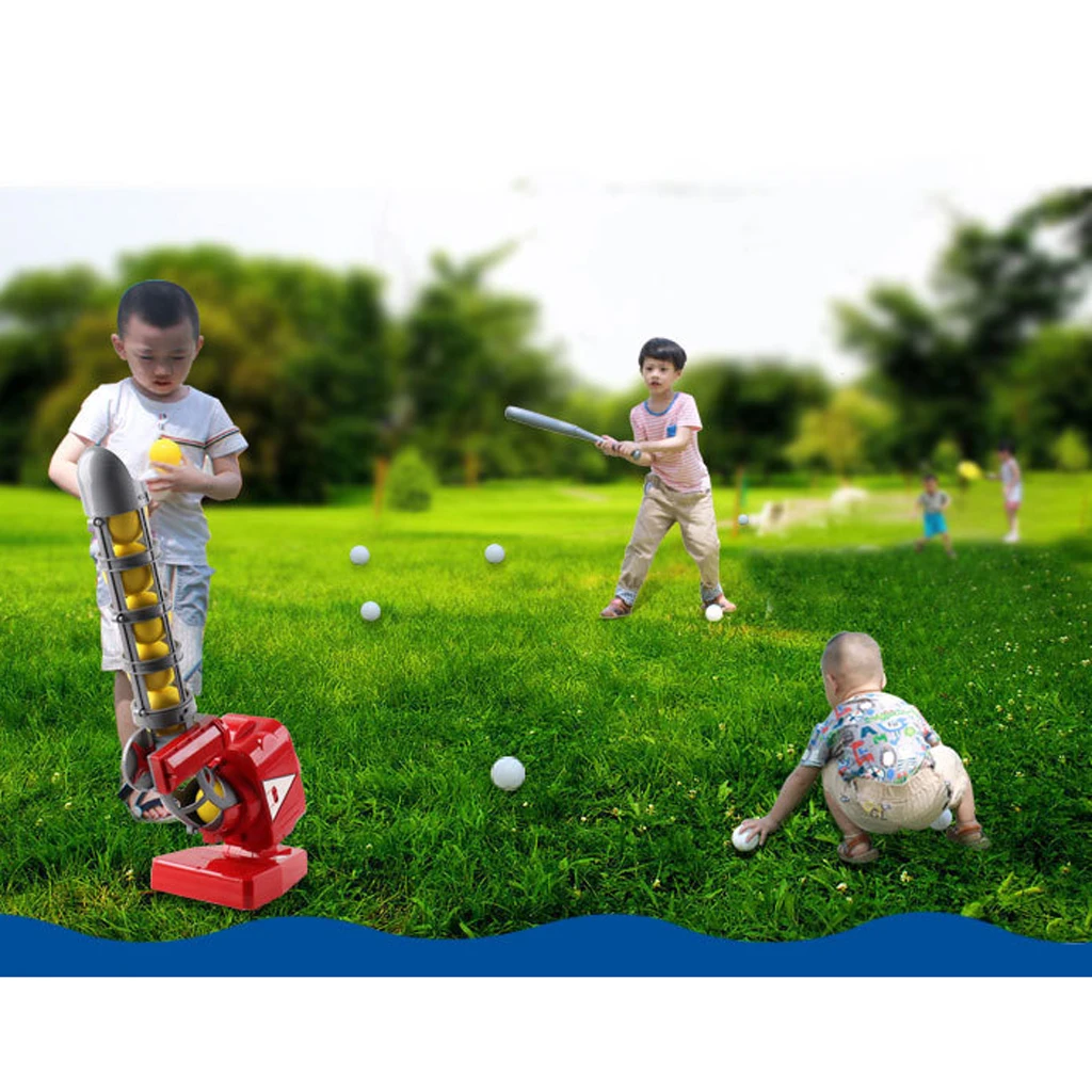 Battery Powered Baseball Pitching Machine Children`s Toys For Home
