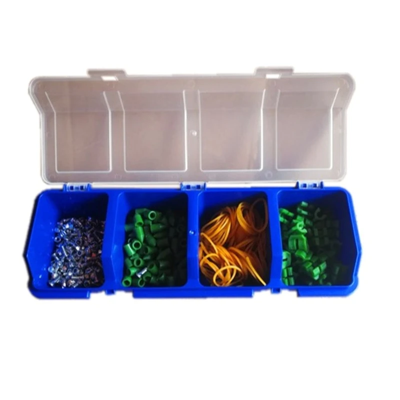 Plastic Tools Storage Box with Cover Parts Screw Toolbox Case Components Sorting Organizer Holder bike tool bag