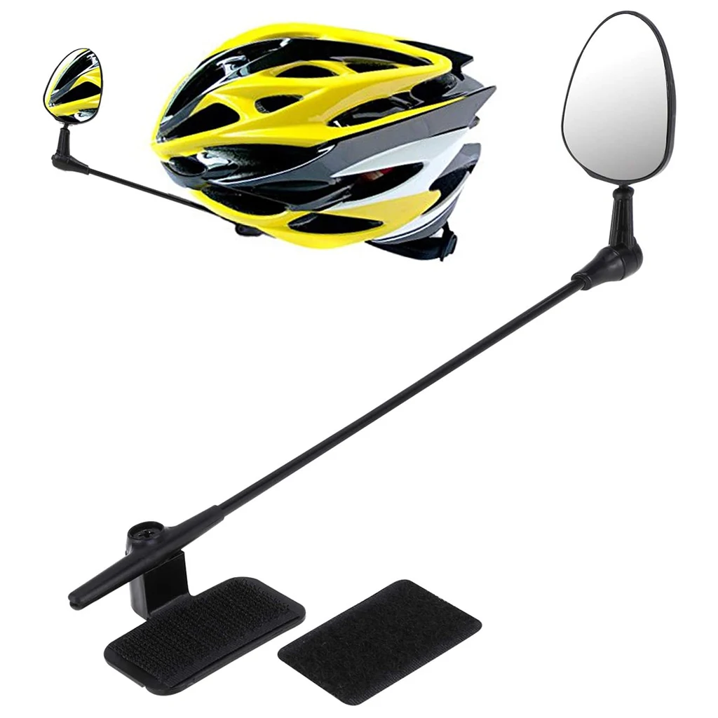 Durable Bike Helmet Mirror 360 Rotatable Bicycle Cycling Rear View Rearview Mirror Safety Gear Accessories