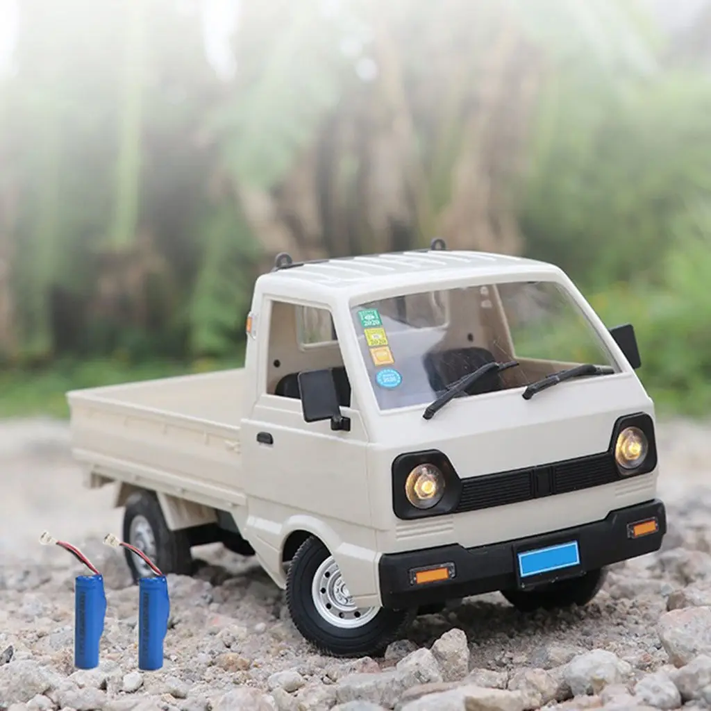 WPL D12 RC Truck 1:10 LED Light Electric Hobby Toy for Kids Adults Suzuki DIY SR 