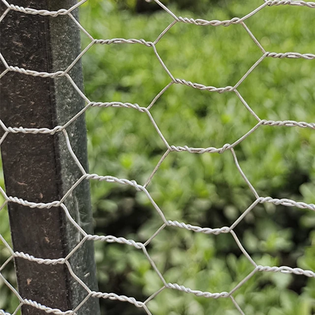 Rete esagonale zincata Fench rete metallica leggera in filo spinato  recinzione fai da te per giardino cortile di casa e toppa Begetable -  AliExpress