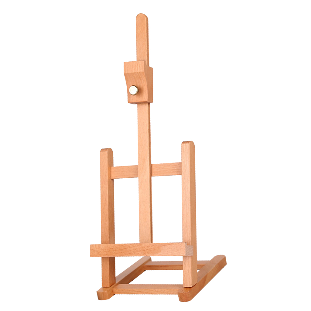 Wood Tabletop Display Easel for Artist Painting, Sketching, Displaying Photos,