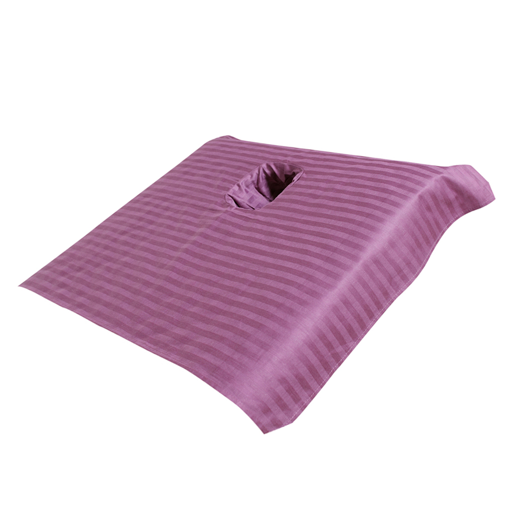 Spa Massage Bed Face Hole Cover Sheet 20x32inch 7 Colors Available