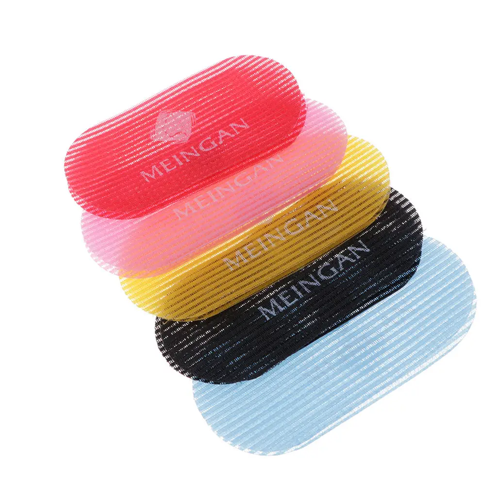 5 Pairs Colorful  Bang Hair Pad Clips Hair Fringe Care Tool Makeup Accessories